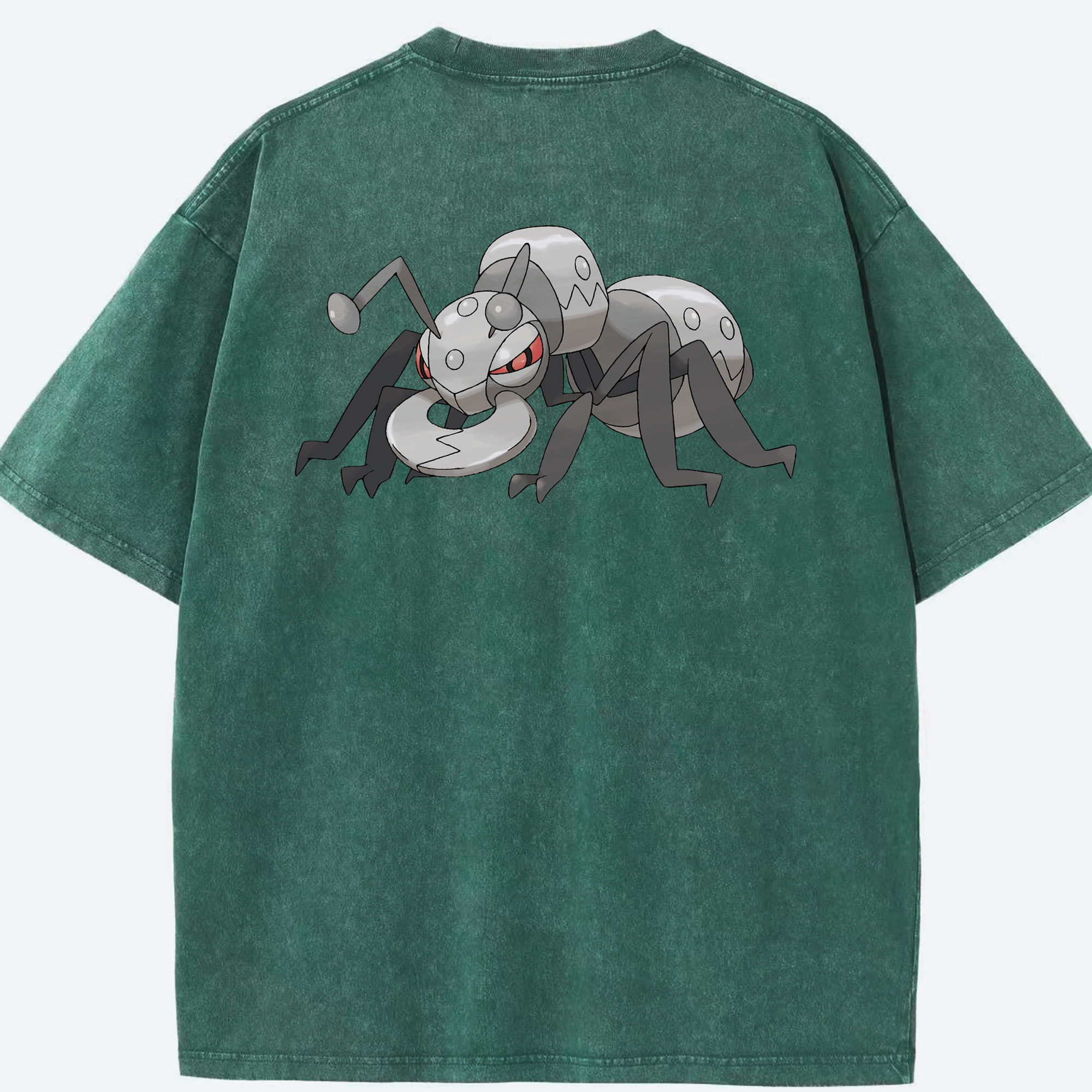 （画像用） ポケットモンスター Pokémon 綿100% ヴィンテージ風 半袖Tシャツ（背面プリント）